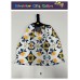 Crochet Top Hand Towel / Tea Towel - Yellow and Blue Mosaics A Crochet Top Hand Towel / Tea Towel - Yellow and Blue Mosaics A